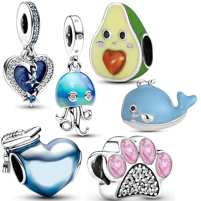 New Luxury Avocado Pendant colorful bling fashion jewelry pendants & charms DIY Fashion Jewelry Charms & Pendants