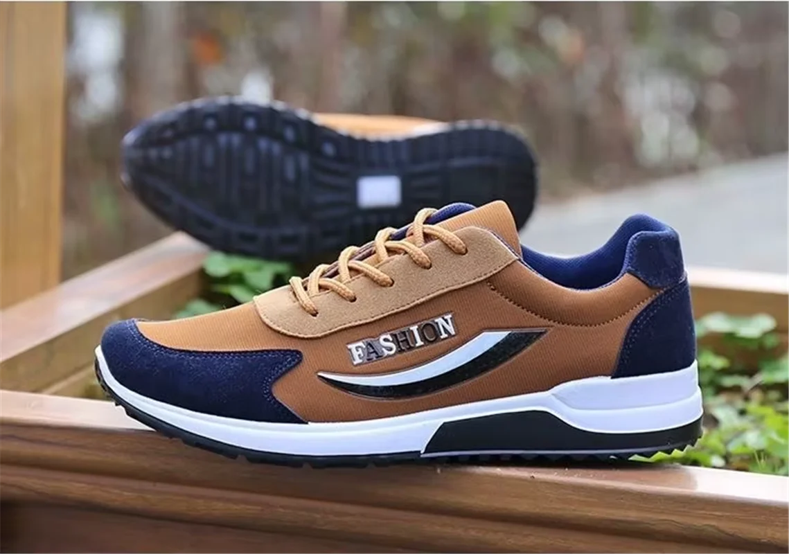 New Mens sports Shoes For Foreign Trade Breathable Casual Versatile Letter Running Comfortable Trendy Simple And Single