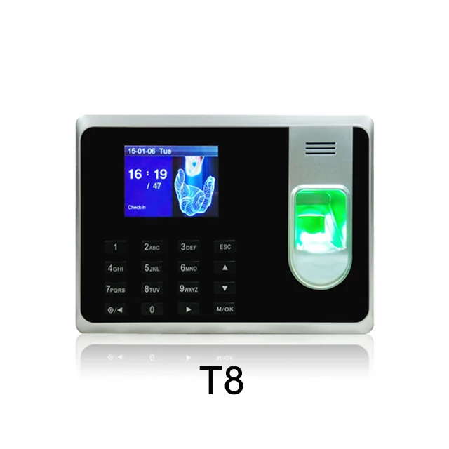 Рабочее время и посещение отпечатков пальцев с RFID кардридером (T8/ID)