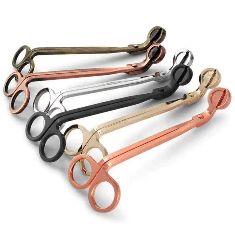 China Factory Hot Selling Wick Scissor Colorful Candle Scissors