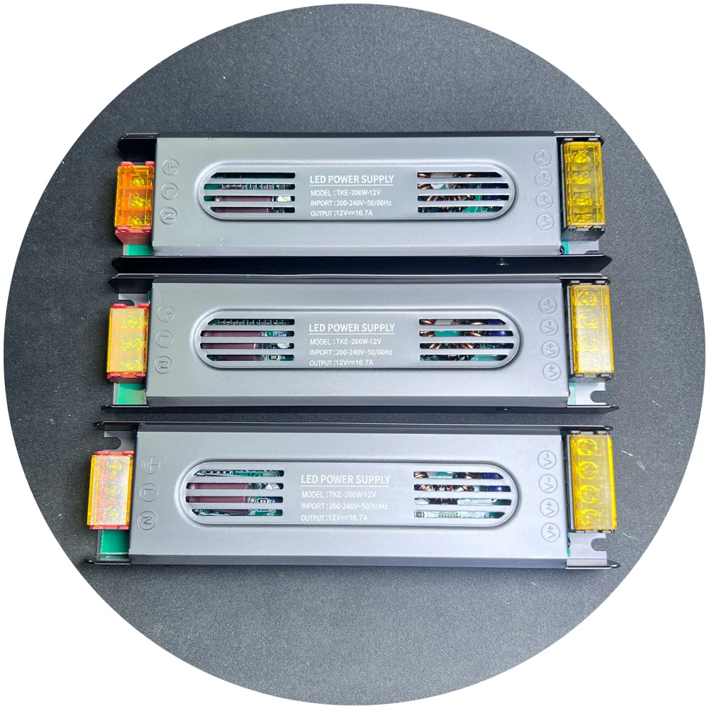 60 Вт 100 200 300 400 DC12V DC24V Светодиодный источник питания для внутреннего использования только светодиодного освещения