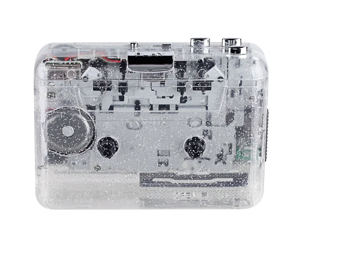 Классический полностью прозрачный чехол кассета для MP3 кассеты для MP3 type c Интерфейс Walkman