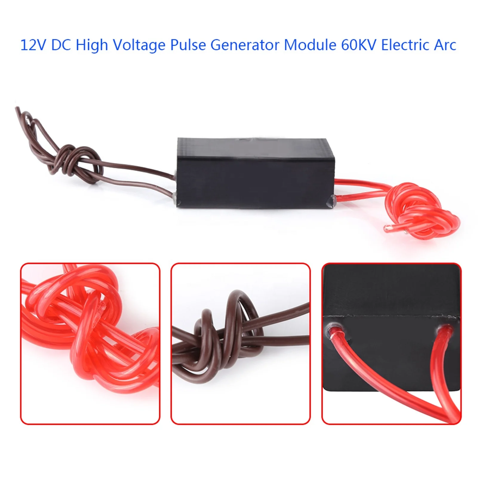 DC 12V High Voltage Pulse Generator 60KV Super Arc Ignition Coil Module