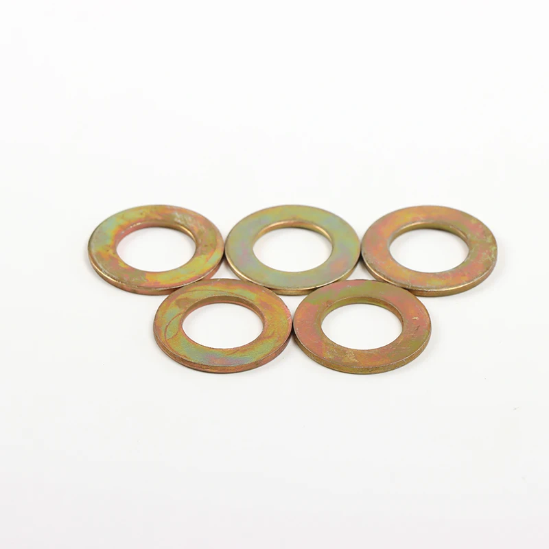 Din 125  Yellow Zinc Plated flat washer