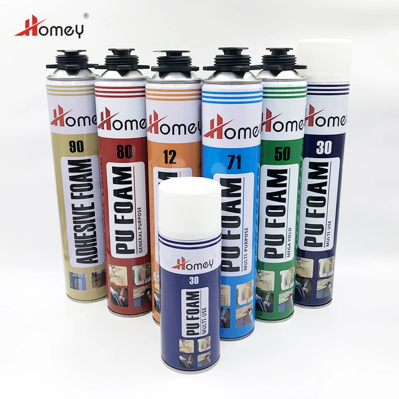Homey high density classic expanding clean polyurethane foam manufacturing and pu foam