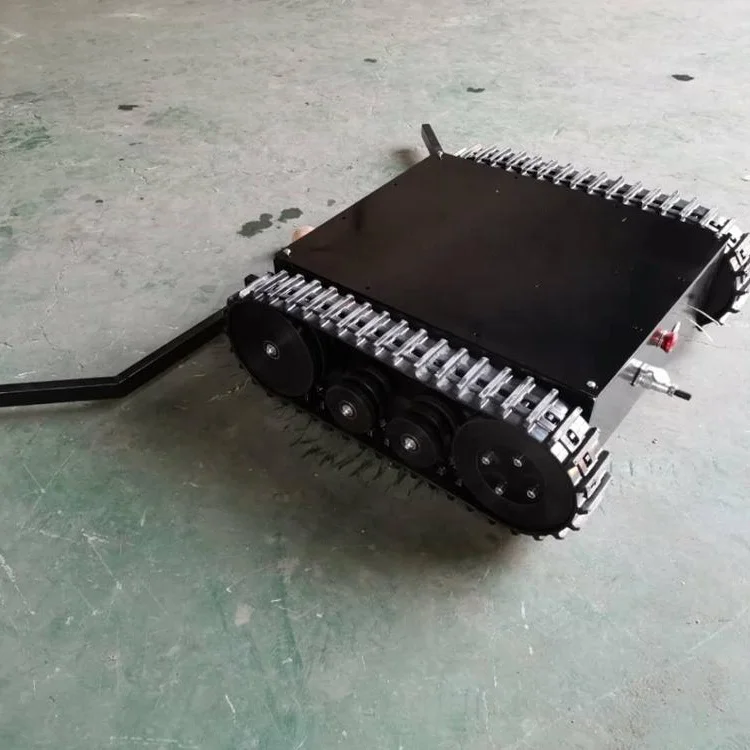 Маленький робот для сбора мяча шасси резиновая гусеничная ходовая часть
