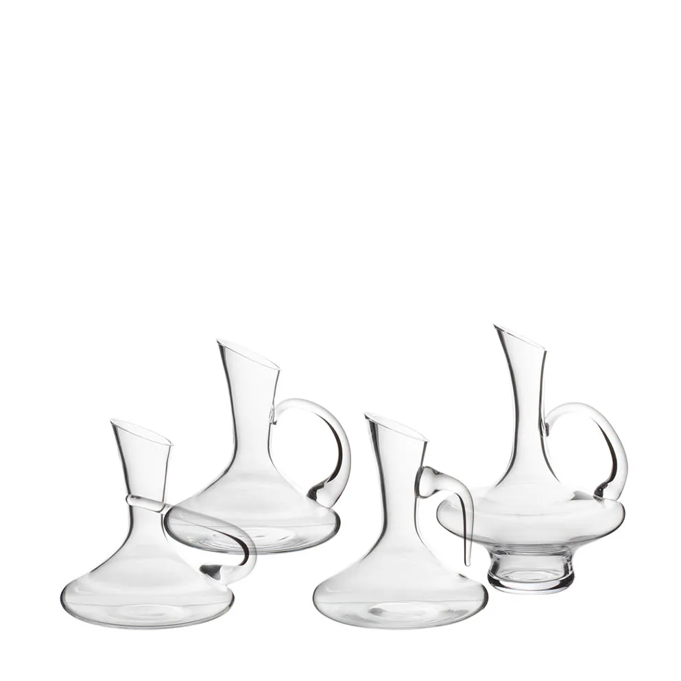 
In Stock product empty red wine decanter crystal clear glass red white wine decanter bottle 