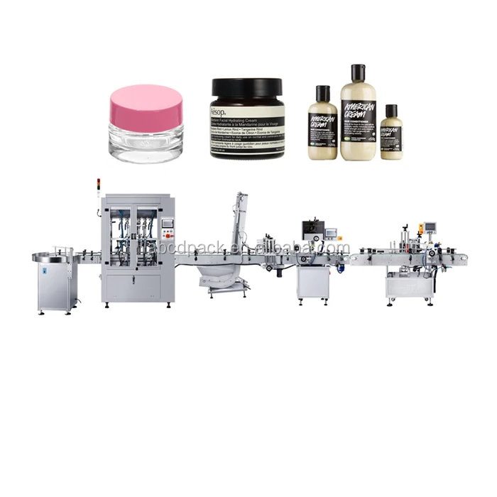 Guangzhou 50gram Paste Emulsion And Capping Skin Whitening Face Cream Filling Jam Bottle Cap Sealing Machine