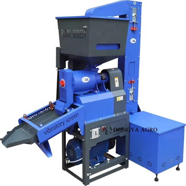 DONGYA AGRO  rice mill machine  3 in 1 commercial used 650KG PER HOUR with lifter