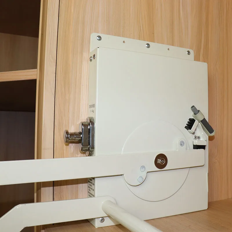 elevator basket high cabinet hanging basket pantry organizer pull down shelf rack