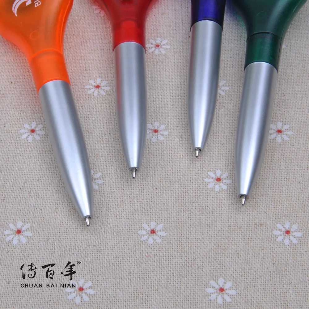 New design promotional ballpoint pen with steel ruler