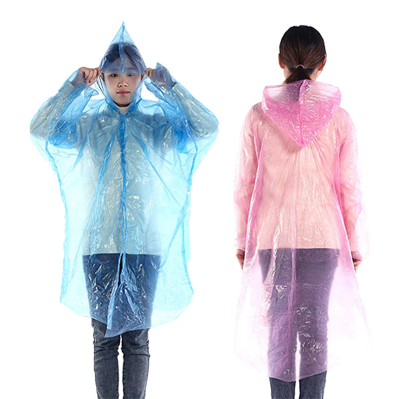 Одноразовые дождевики оптом по низкой цене, водонепроницаемый дождевик, пончо для взрослых