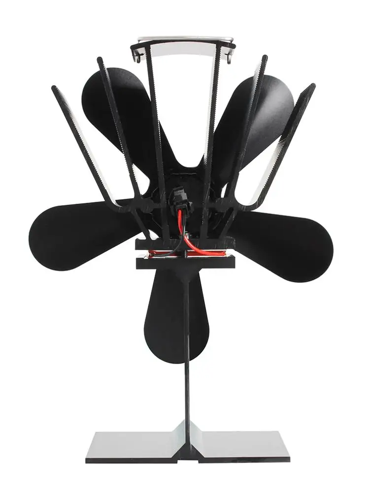 Heat Powered Eco Stove Top Fan for Wood/Log Burner/Fireplace 2 Blades