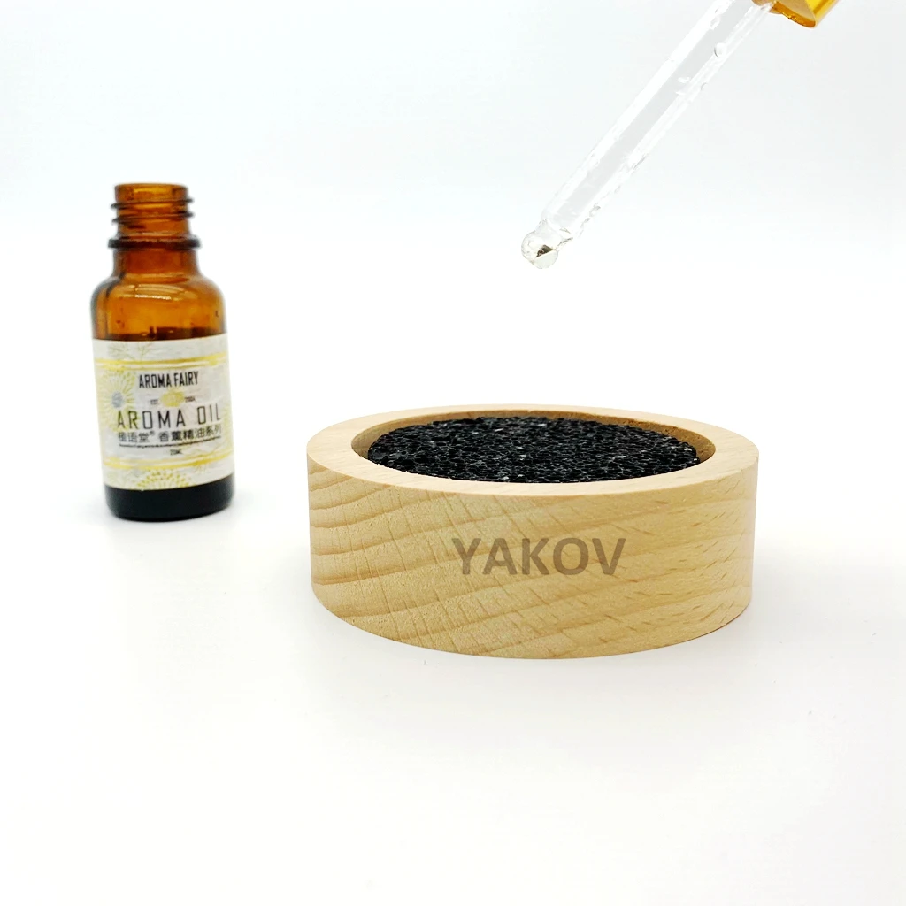 Оптовый продавец натурального черного лавового эфирного масла аромадиффузор камень