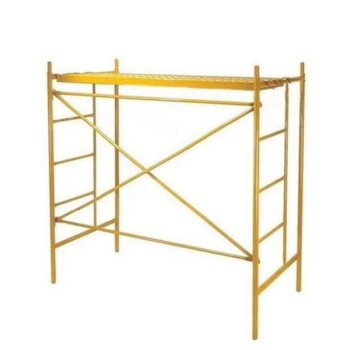 Painted Frame Construction Scaffolding