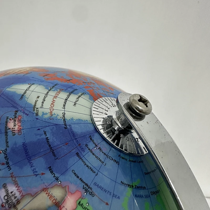 Kinglobe 8 Inch LED Light World Globe Interactive Educational Discovery Rotating Geographic Constellation AR Globe