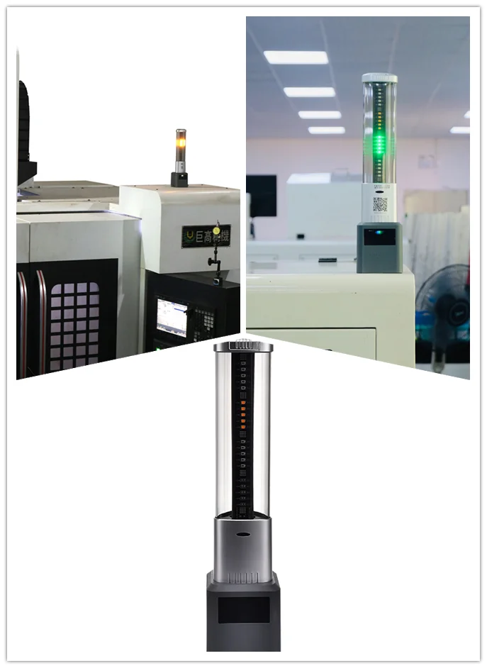 ONLION ONN-L1 Intelligent WiFi Tri-Color LED Signal Tower Light Green & Yellow Warning Light for MES & CNC Machine