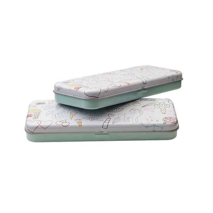 Wholesale Widely Used Tin Box Kids Metal School Custom Pencil Case