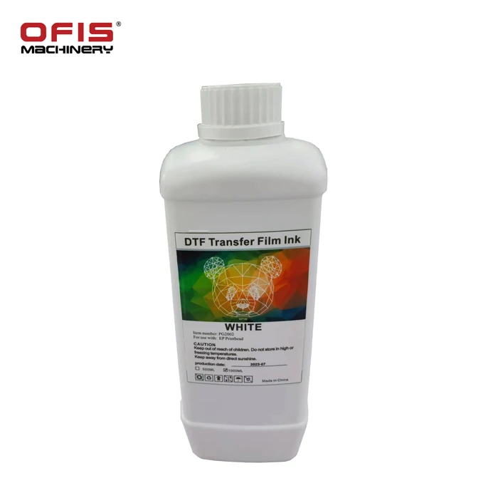 OFIS dtf printing ink 1000ML Bottle Dye Ink for xp600 i3200 head Pet heat transfer film Dtf printer