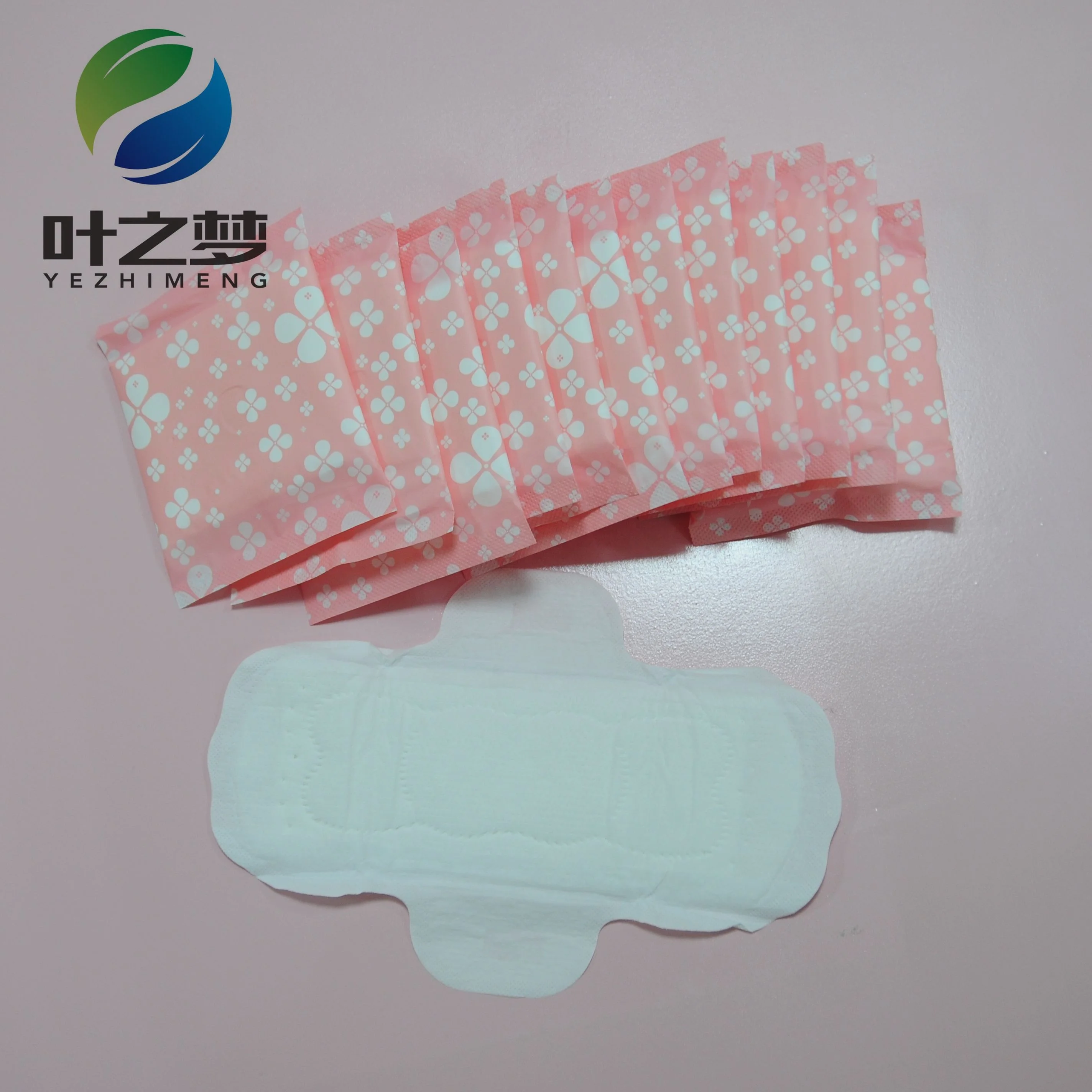 
Organic Cotton Top Sheet Customized Packing Disposable Lady Sanitary Napkins 