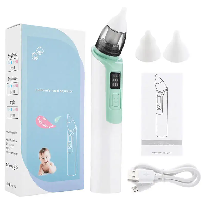 2023 New Nebulizer And Nasal Aspirator Baby Bpa Free Rechargeable Baby Suction Booger Nasal Aspirator Set
