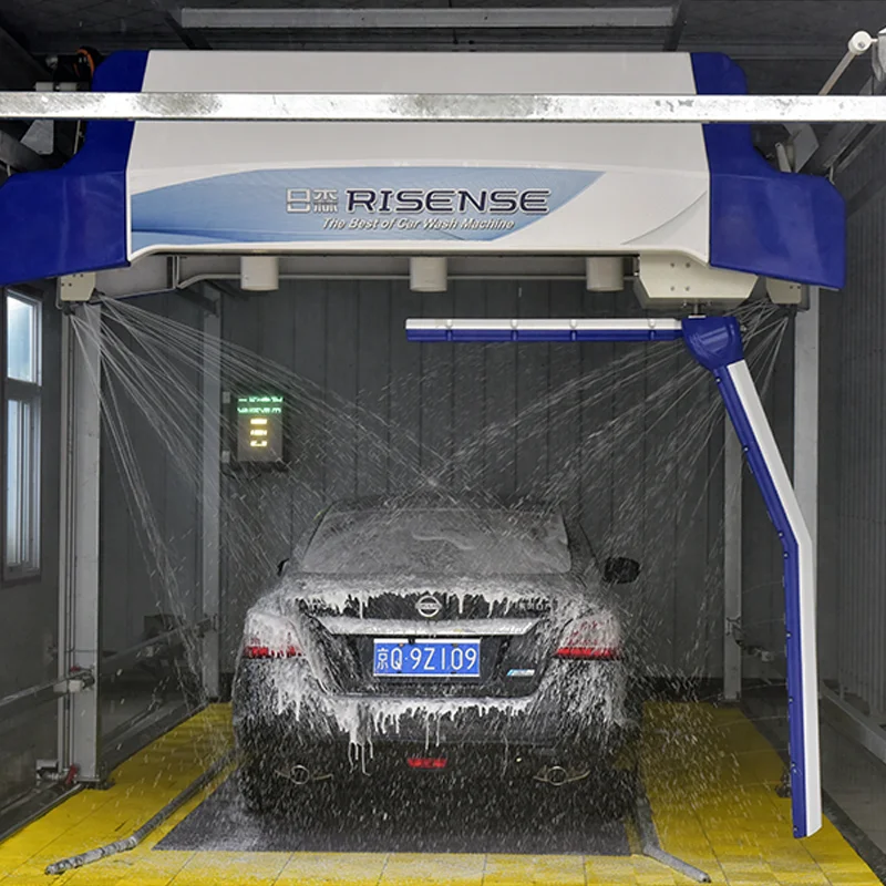 Risense automatic touchless robotic car  washig system tecnologia unmanned wash car wash machine