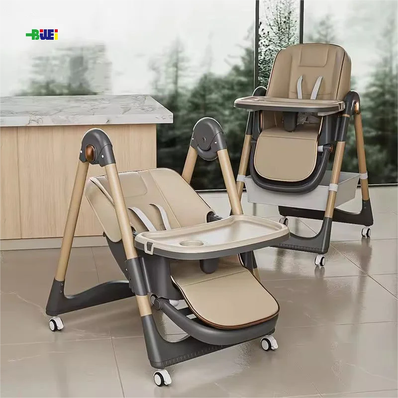 4 in 1 Multi-Functional Folding Highchair Seat Feeding Baby High Chair Adjustable For Baby Child Dining Chair Multifunctional