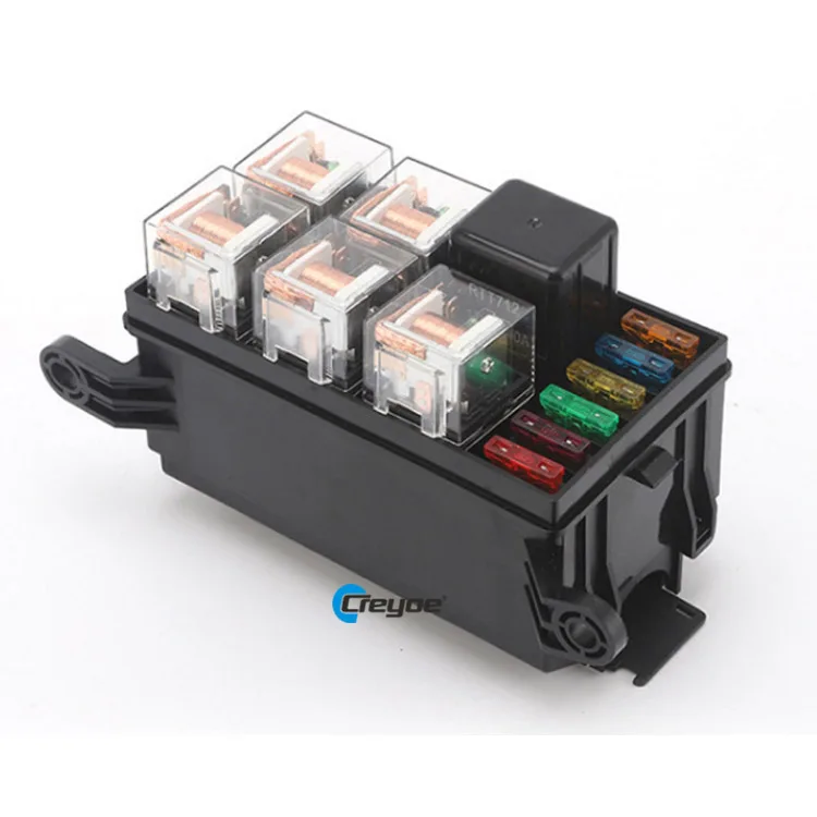 12V/24V 6 way автомобильный релейный блок предохранителей держатель коробки набор гнезд для автомобиля внедорожника