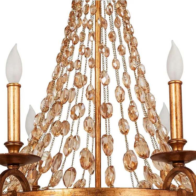 Mid-century Elegant High-End Vintage Decorative Large Chandeliers For High Ceilings