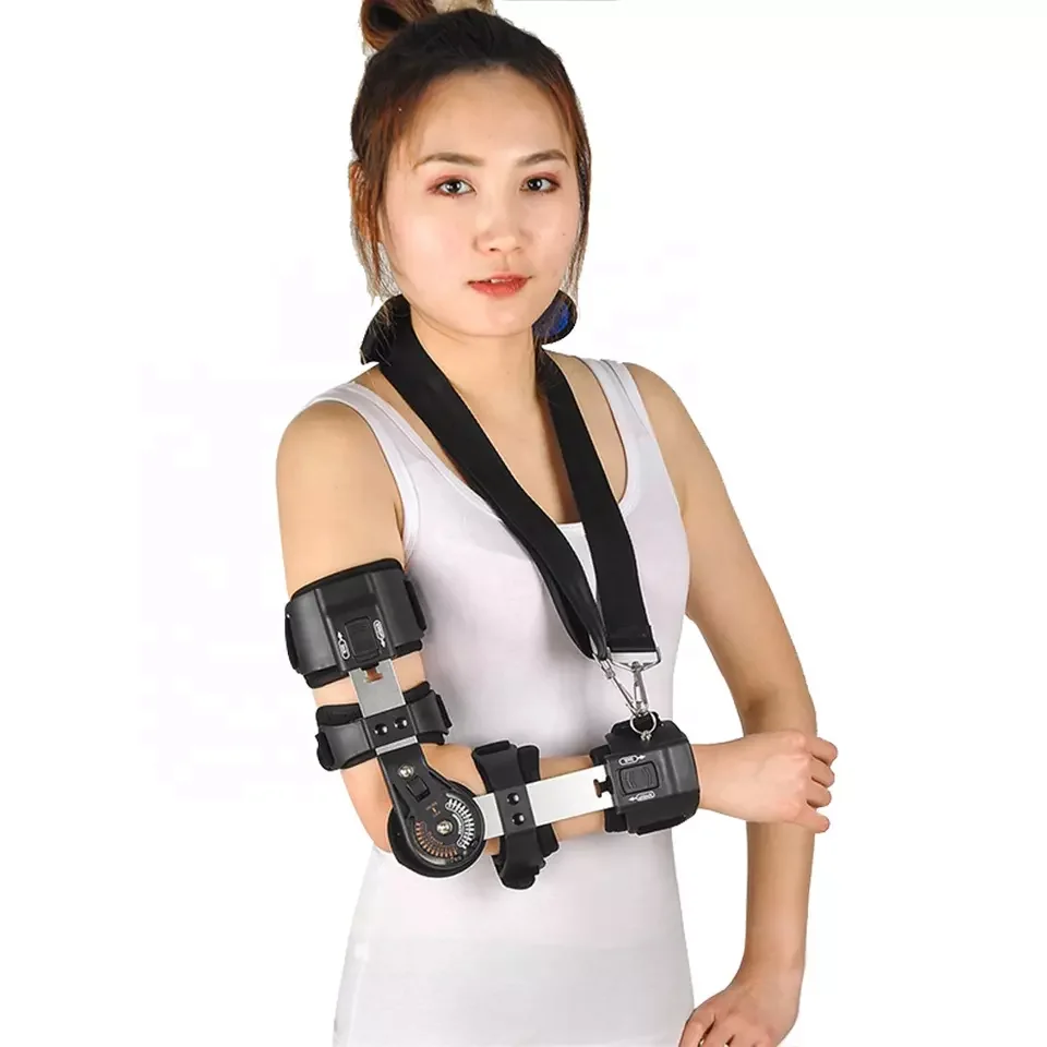Hongan High quality medical Adults Arm Elbow Splint Immobilizer Brace free size Shoulder and Elbow Joint Support Shaper