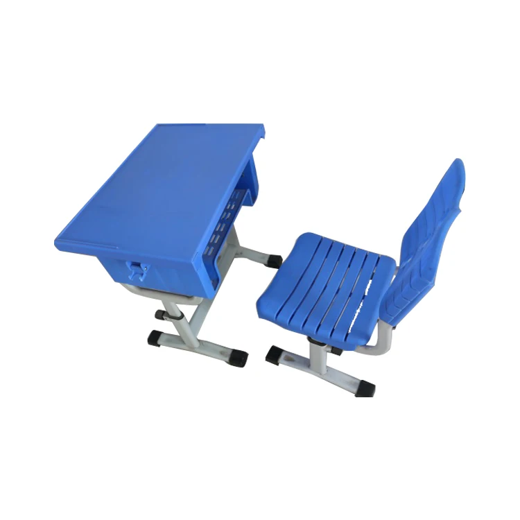 
School furniture ergonomic student study desk and chair set for children 