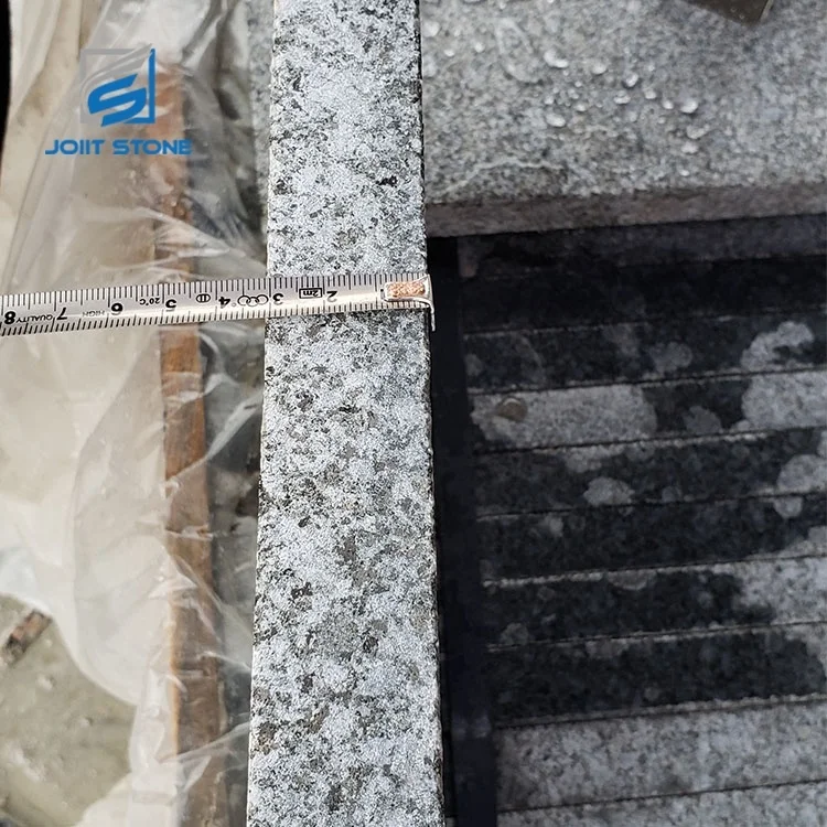 Hot Selling Water Sealing Flamed Mint Green Gray  Granite Tile