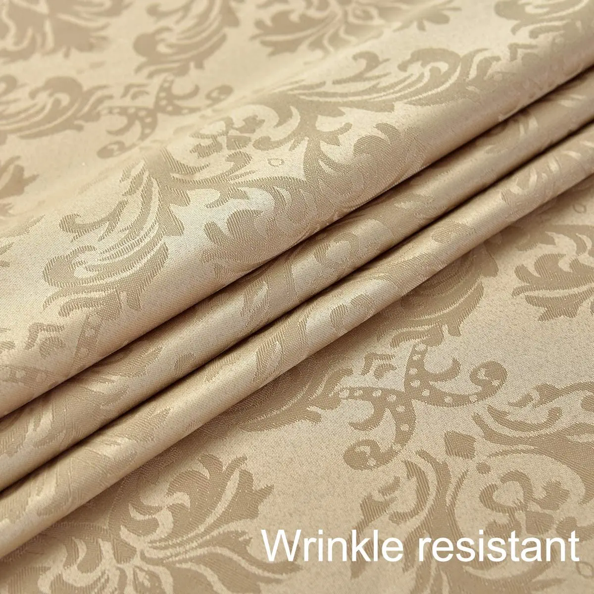 Jacquard Tablecloth Damask Table Cloth Spillproof Wrinkle Resistant Oil Proof Tablecloth for Kitchen Dinning Tabletop