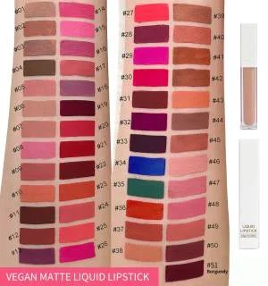 Free sample high pigmented waterproof matte makeup lip gloss set long lasting private label glitter lip gloss with liner kit