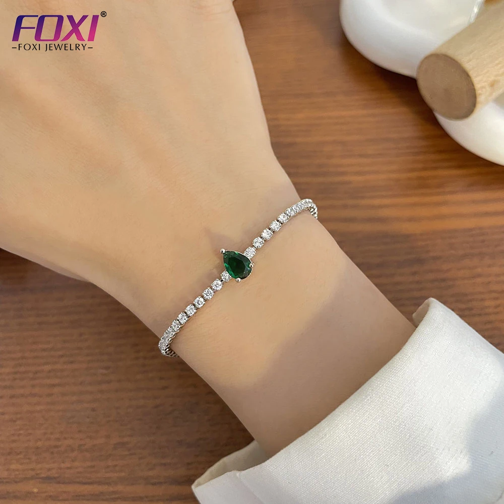foxi jewelry women  fashion jewelry tennis 18k gold plated friendship bracelet jewelry gift wristbands adjustable bracelet