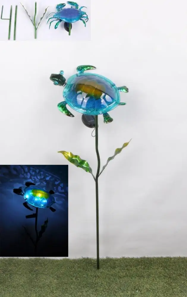 Regal Art & Gift Solar Garden Stake, Crab