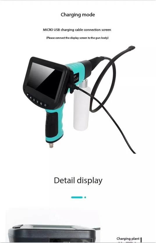 Car Ac Evaporator Cleaning Borescope a/c Evaporator Cleaning Borescope 8.5mm Cleaning water Spray Gun For Car Wash
