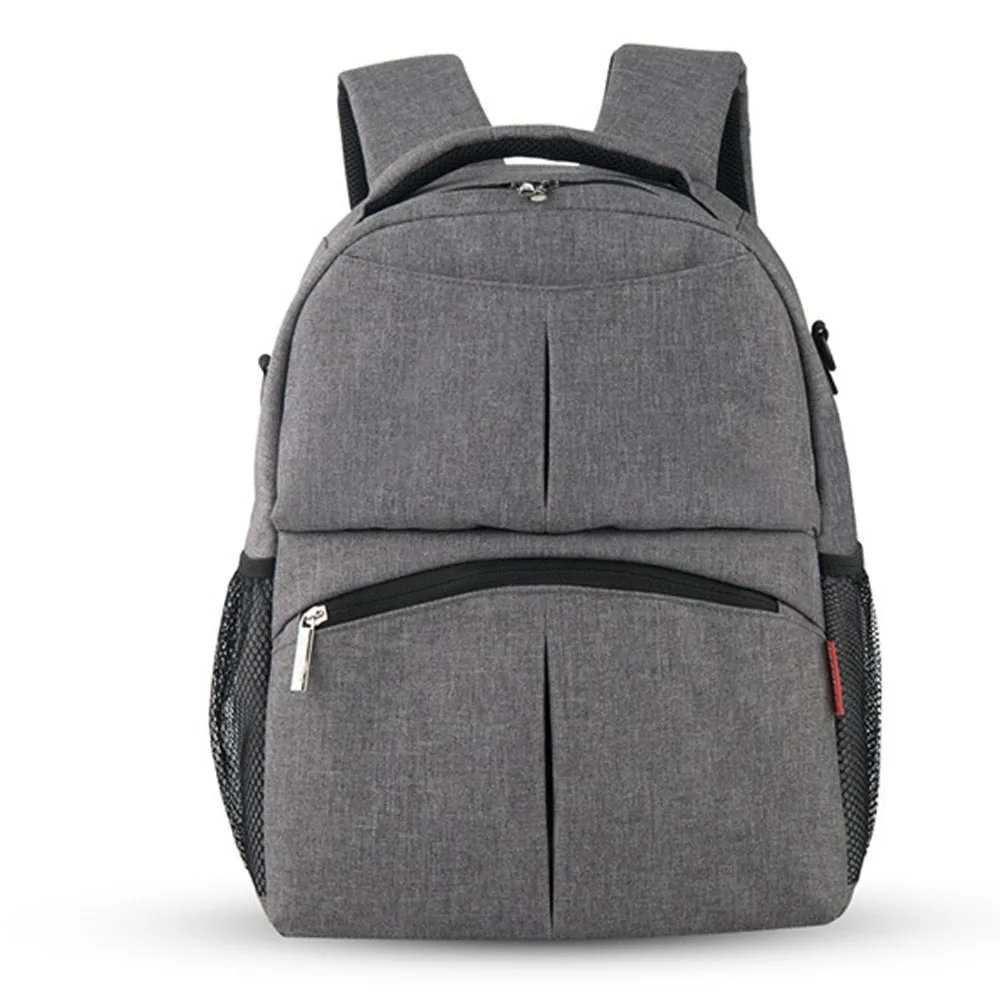 
Melange color fashion mummy backpack multifunctional baby diaper bag for outdoor travel 