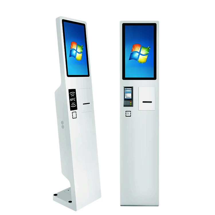 Self Order POS Solutions 21.5 Inch Capacitive Touch Display Self-Ordering Kiosks For Restaurants