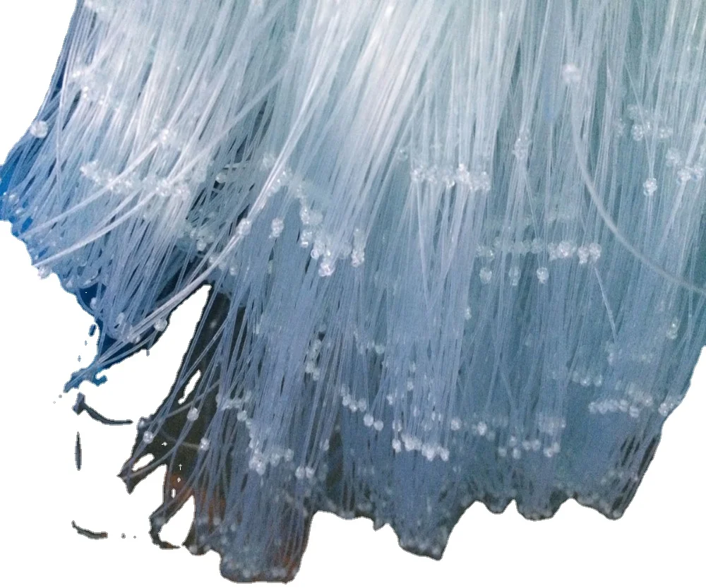 Wholesale china factory nylon knot Fishing Nets monofilament blue.types of fishing nets making