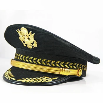 Wholesale High Quality Black Military hats Police Military Supplies