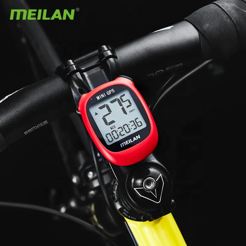 Bicycle Accessories Meilan Mini GPS Cycling computer odometer bicycle cheap wireless computer waterproof rechargeable battery