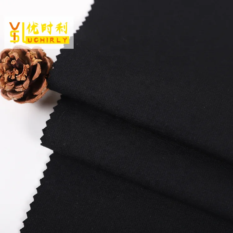 Popular 30S nylon rayon spandex brushed ponte di roma fabric