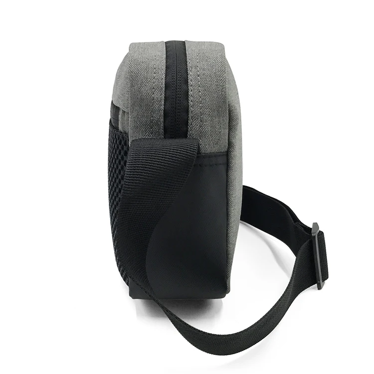 Fashion Polyester Custom Logo Small Sport Mens Crossbody Messenger Bag