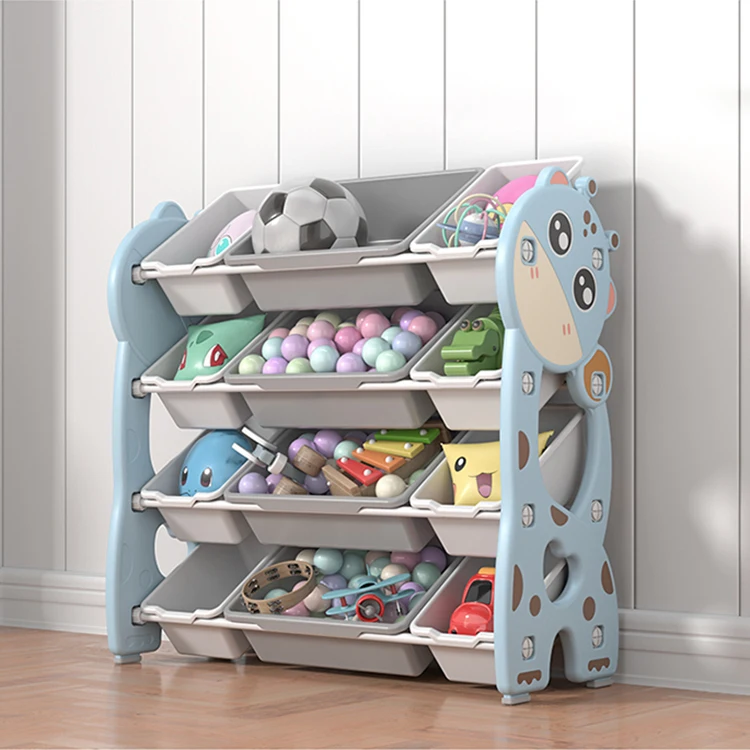 inhebaby small size multifunction colorful shelf kids plastic toy storage cabinet