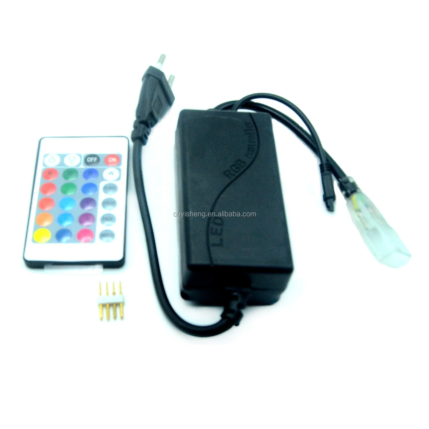 RGB-контроллер 220 В 5050 SMD Smart Neon 100M 50M 30M Водонепроницаемая светодиодная лента стандарт ЕС