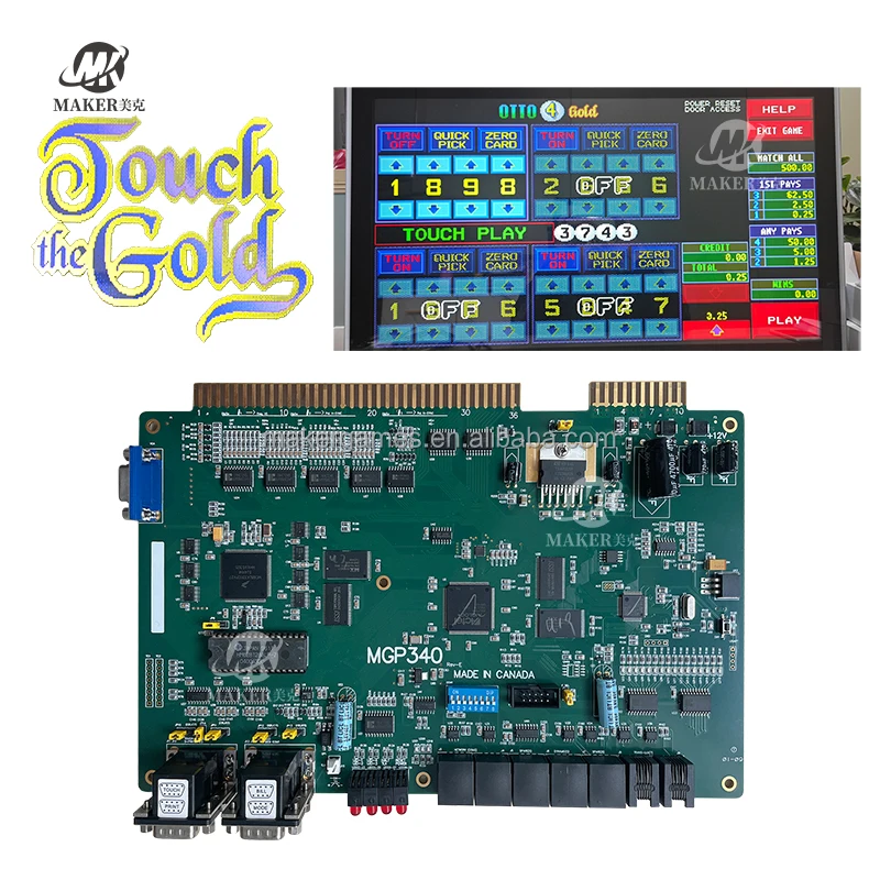 Maker High Quality Durable US Popular Factory Direct Wholesale Touch The Gold Board Motherboard PCB Skill Game