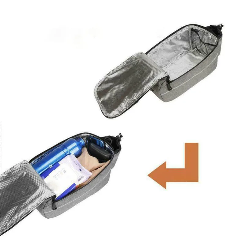 Custom Oxford Soft Cooler Bags for Outdoor Cycling Thermal Insulation Lunch Bags Fruit Drink Refrigerated Ice Pouch Bicycle Bags