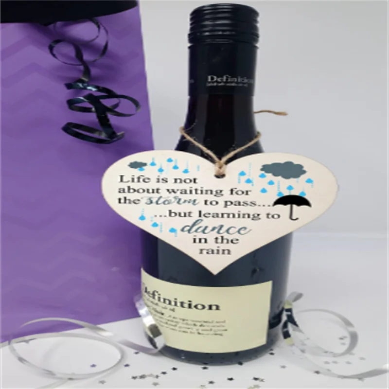 Customized Modern Heart shaped wood sign heart shaped wooden wall hanging for home farmhouse living room