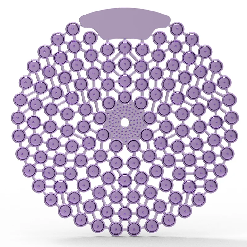 Cheap Urinal screen Bubble shape Custom Logo Printed Available Disposable Deodorant Urinal   Mats
